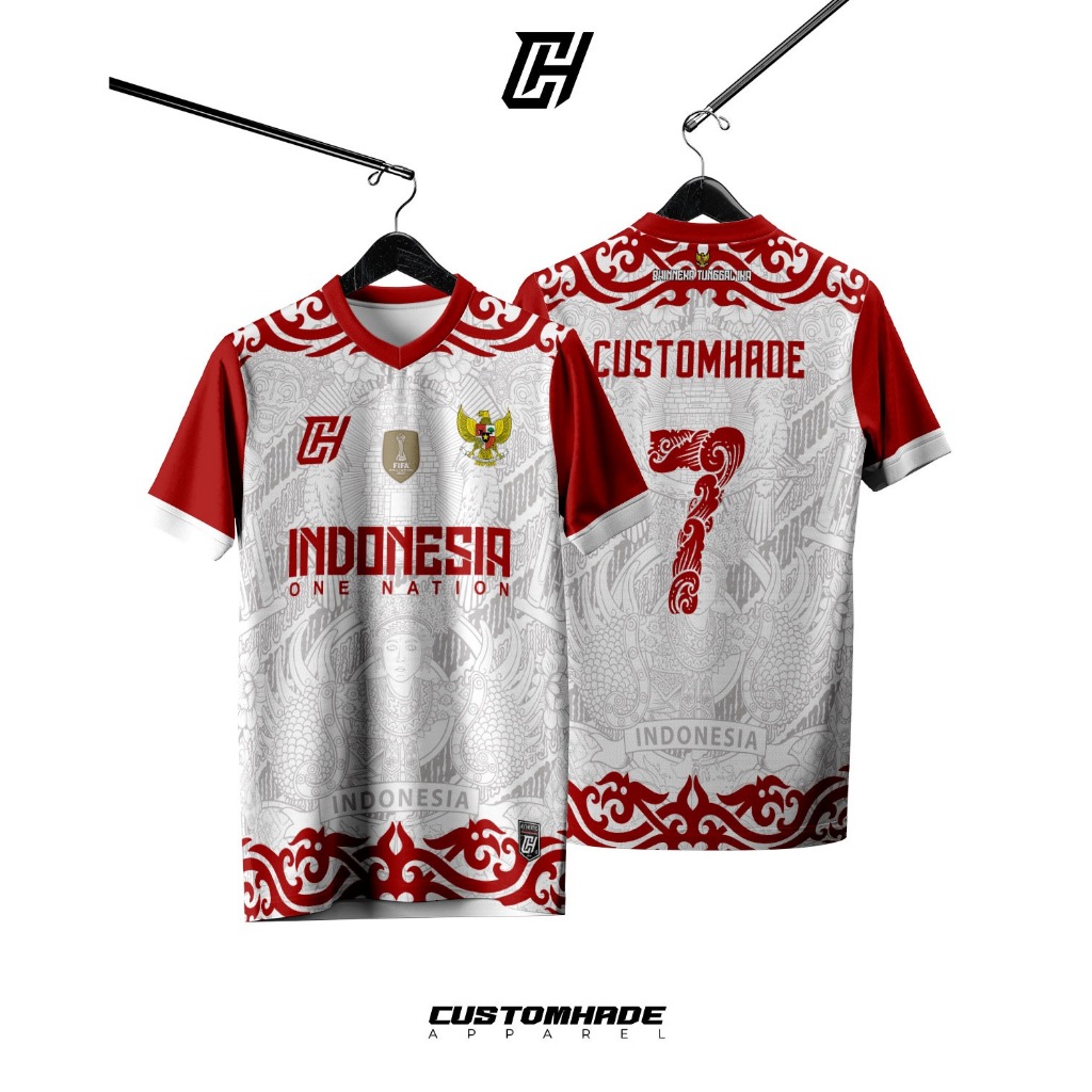 (TERBARU) BAJU KAOS JERSEY SEPAK BOLA FUTSAL SETELAN MOTIF BATIK KEREN PRIA WANITA/ JERSEY FUTSAL CU