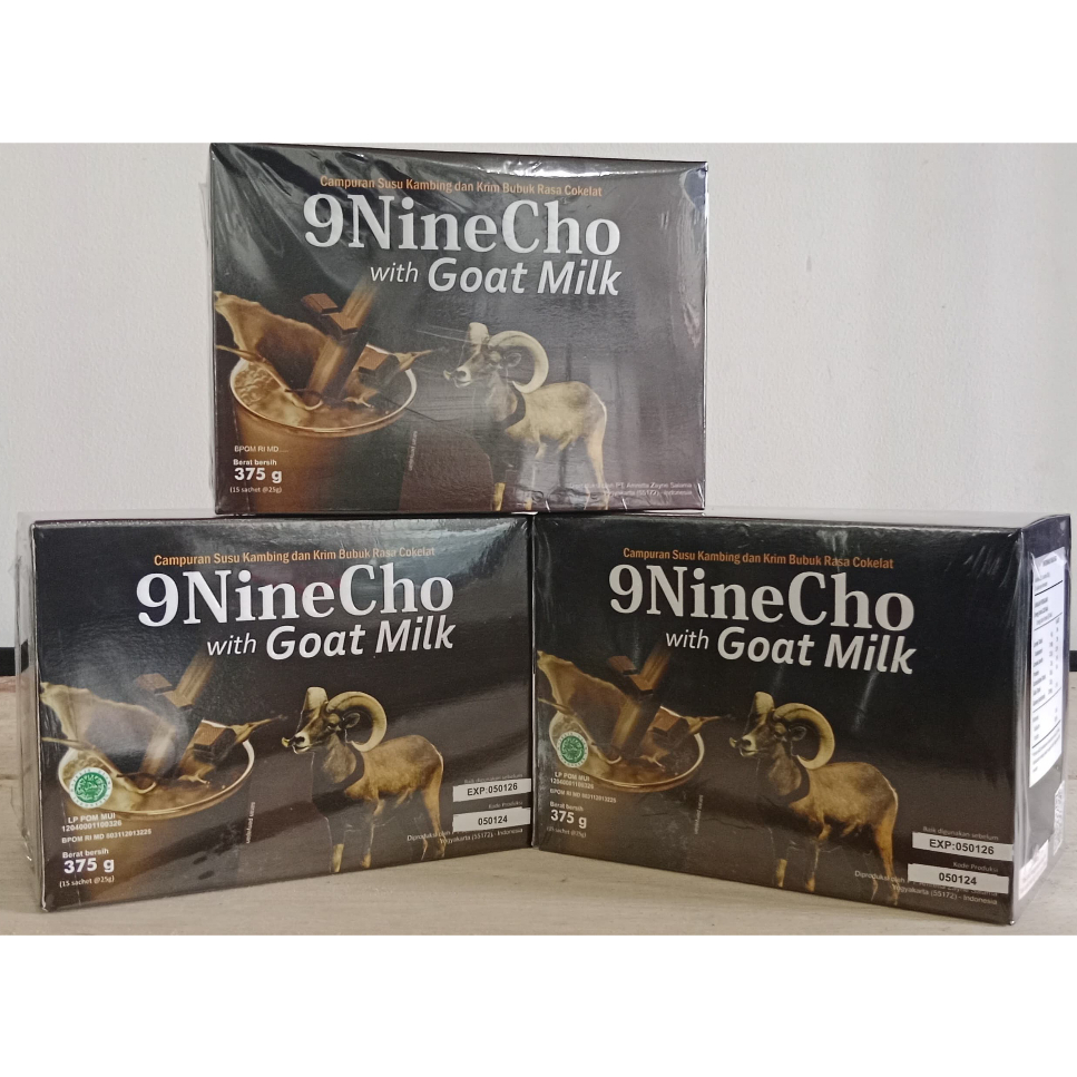 

9 Nine Chocolate with goat milk Campuran Susu Kambing Krim bubuk rasa COKLAT untuk PEREMAJAAN