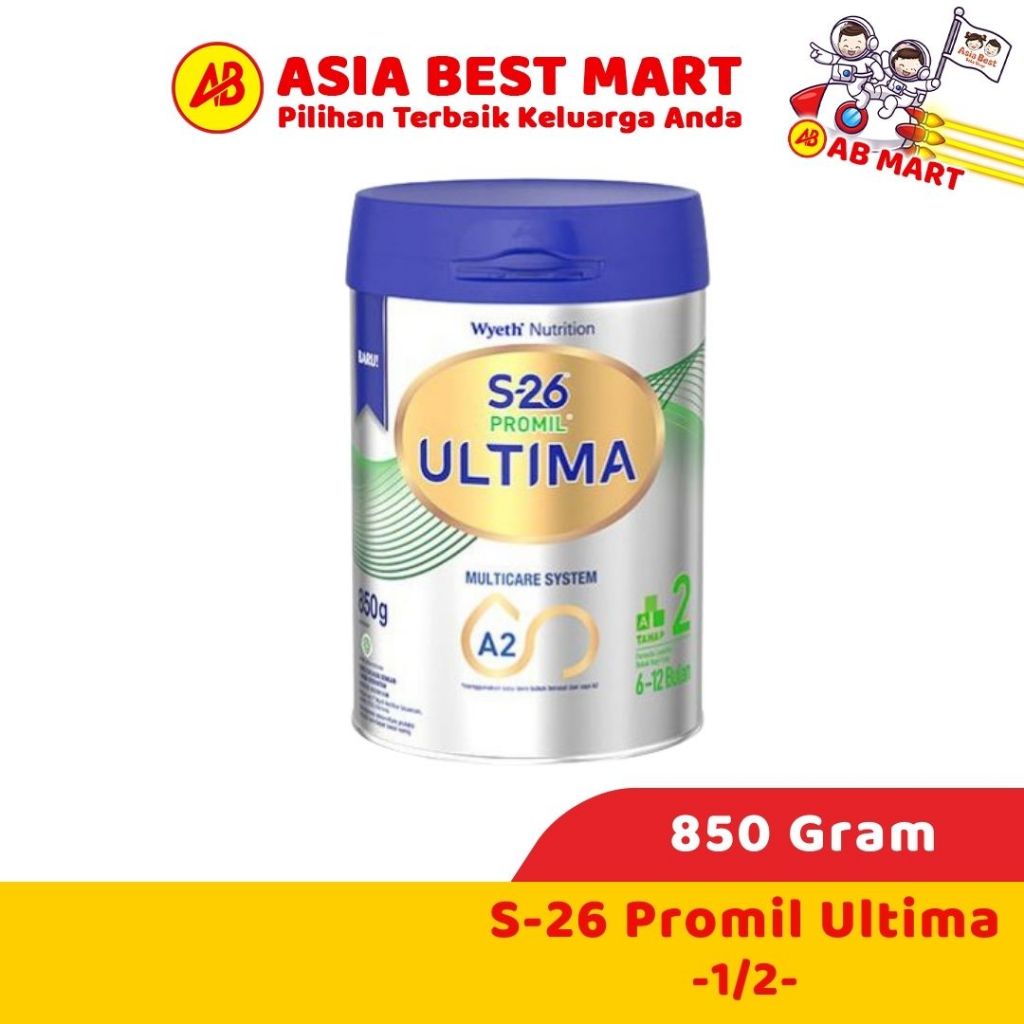 S26 Promil Ultima tahap 1/2 850 Gr Susu Formula Bayi - ASIA BEST