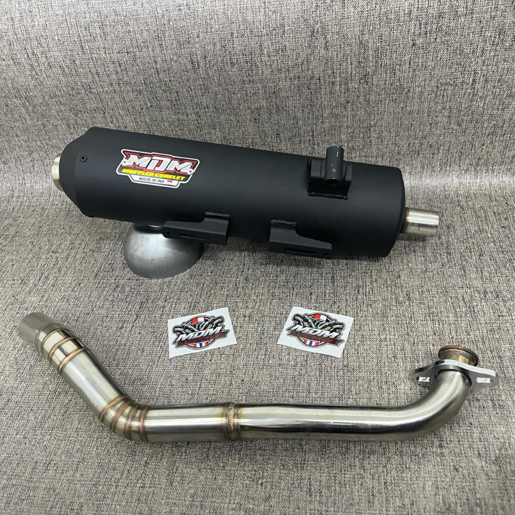 MDM RACING MUFFLER Kenalpot Standard Racing Nmax New / Nmax old / Aerox New / Aerox Old SJ Ring Ala 