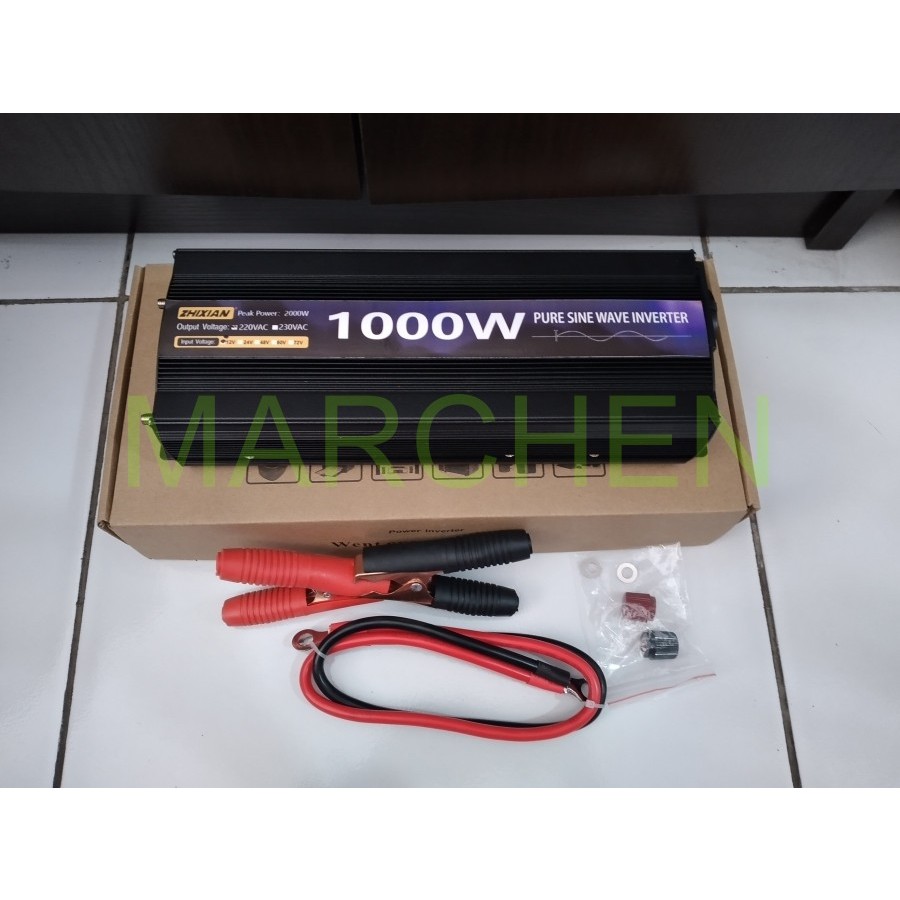 INVERTER SINUS MURNI PSW 12V 1000W 1000 WATT PURE SINE WAVE