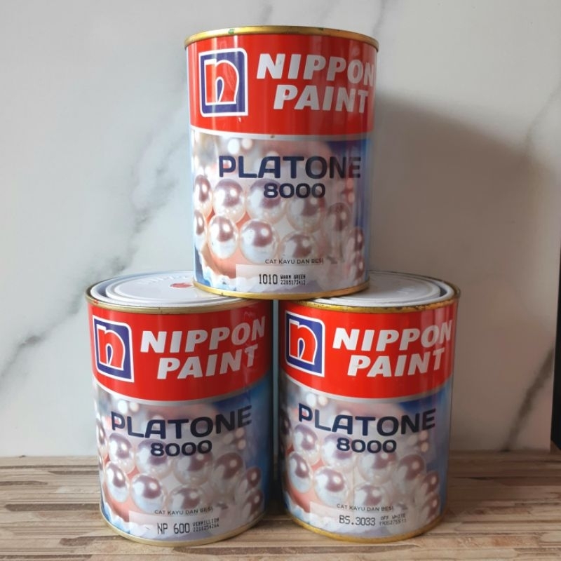 Cat Minyak Platone 8000 Kayu Besi Nippon Paint 1kg