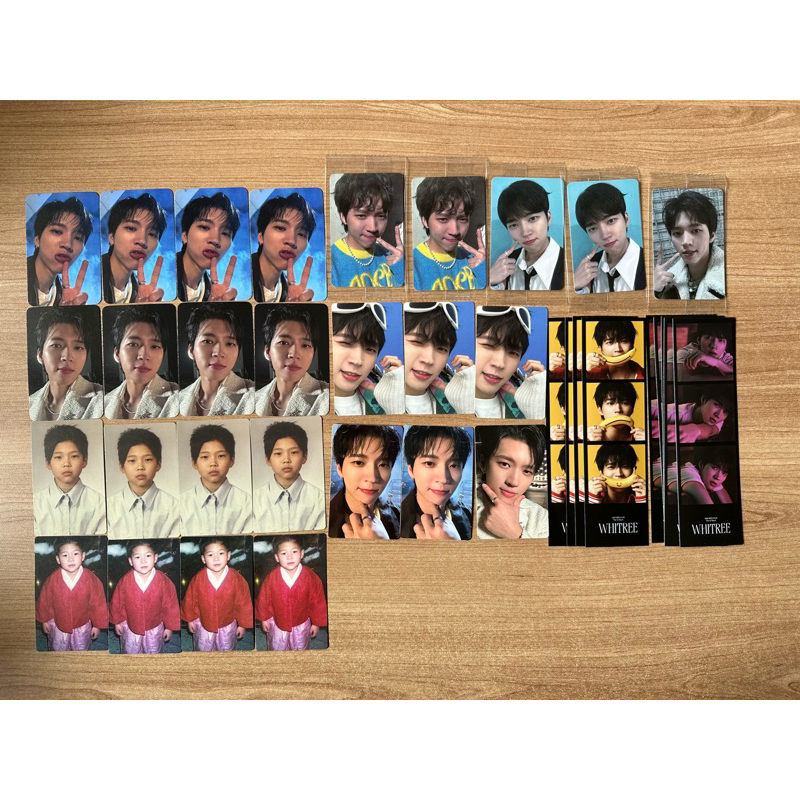 infinite woohyun whitree album photocards poster