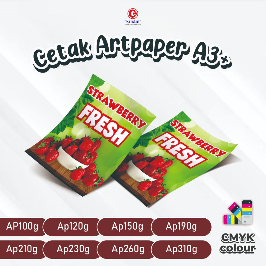 

CETAK ART PAPER A3+ | 1 SISI