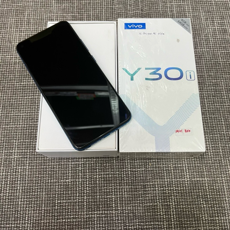 Vivo Y30i 4/64gb Fullset Second Garansi Resmi