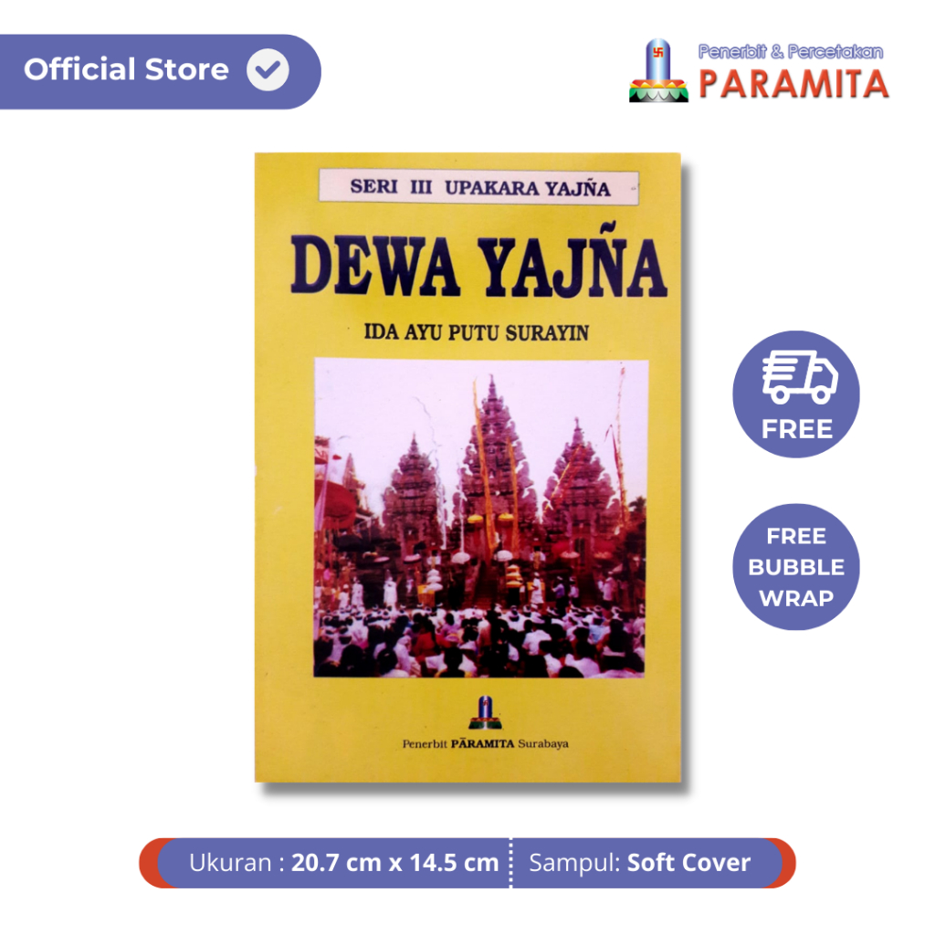 Buku Agama Hindu Seri III Upakara Yajna: Dewa Yajna ׀ Penerbit Paramita