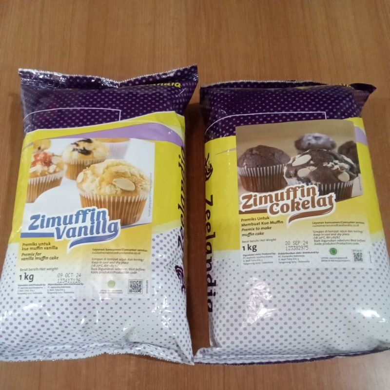 

TEPUNG PREMIX MUFFIN VANILA & COKLAT 1 KG