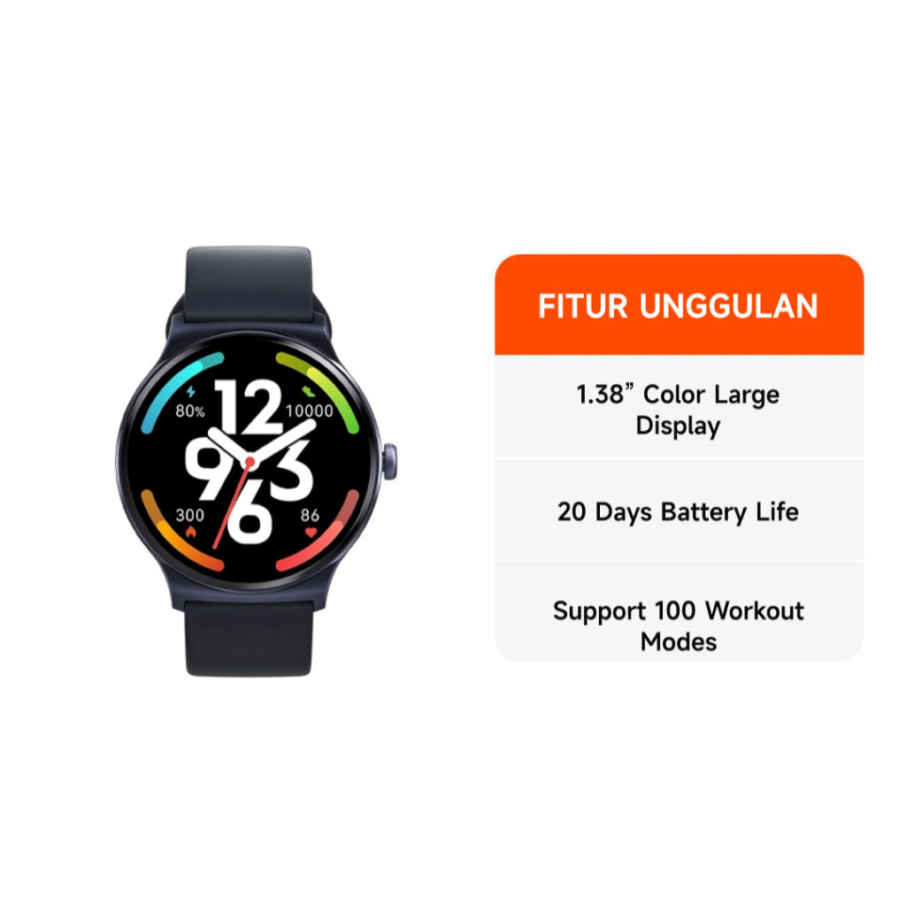 Haylou Solar LS05 Lite Smartwatch 1.38 inch