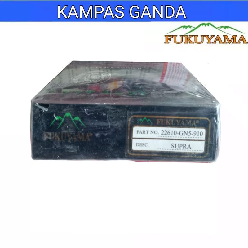 Kampas Ganda Komplit Assy Fukuyama Grand Supra X 100 ( 22610-GN5-910 )