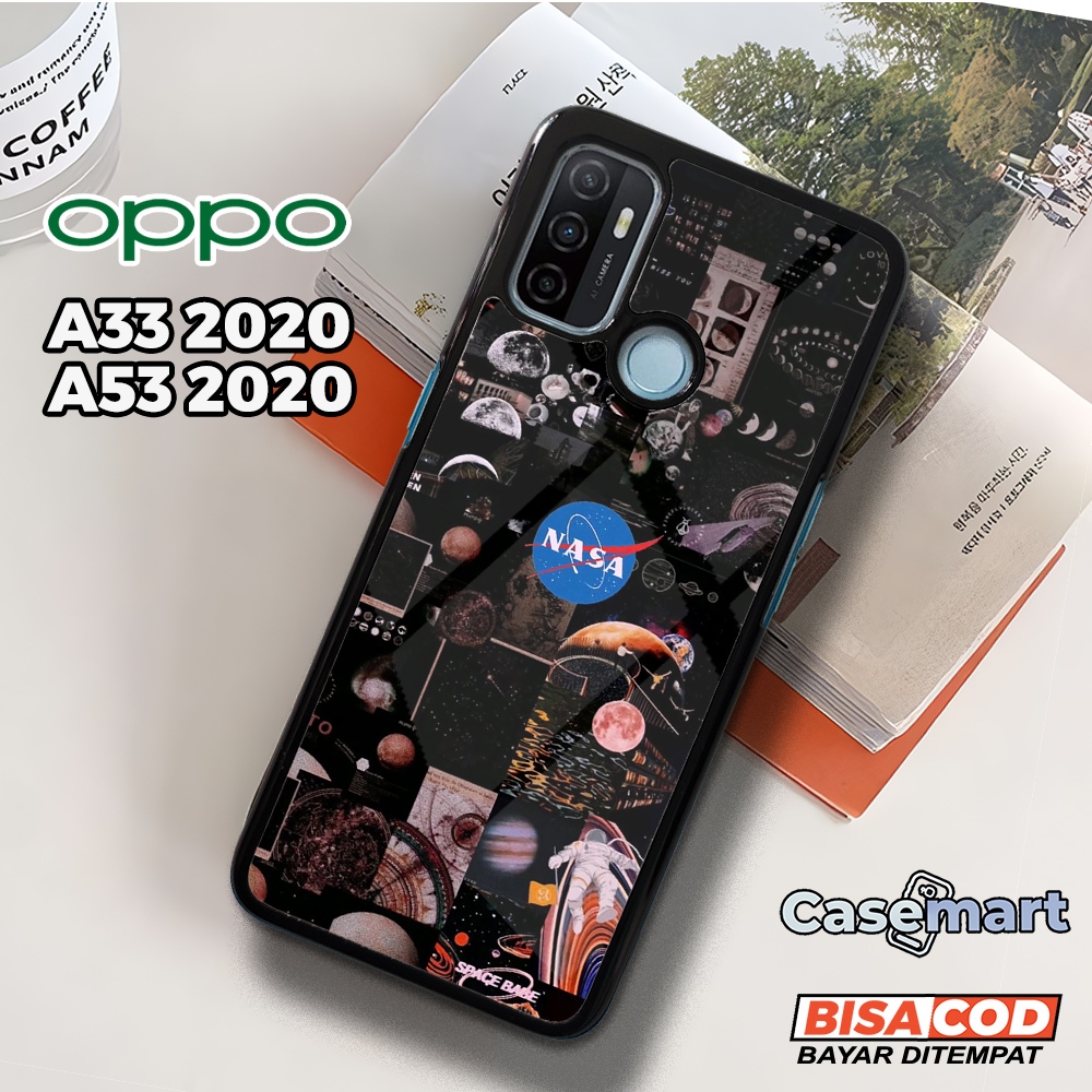 Case OPPO A53 2020 A33 2020 Casing OPPO A53 2020 A33 2020 Casemart [NASA] Case Glossy Case Aesthetic