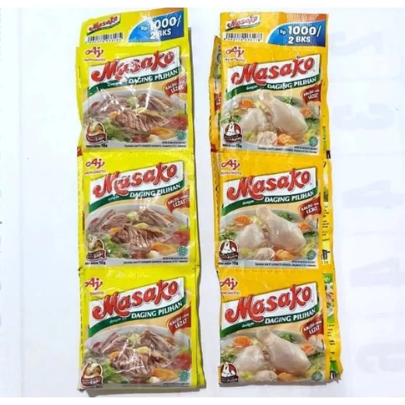 

MASAKO AYAM Dan MASAKO SAPI 1 Renceng isi 12pcs