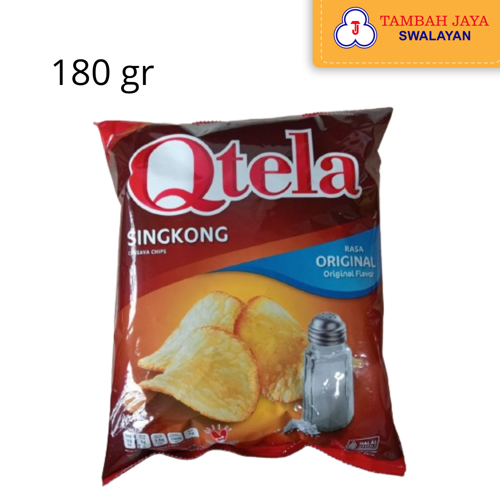 

Qtela Keripik Singkong Rasa Original 180gr (snack)