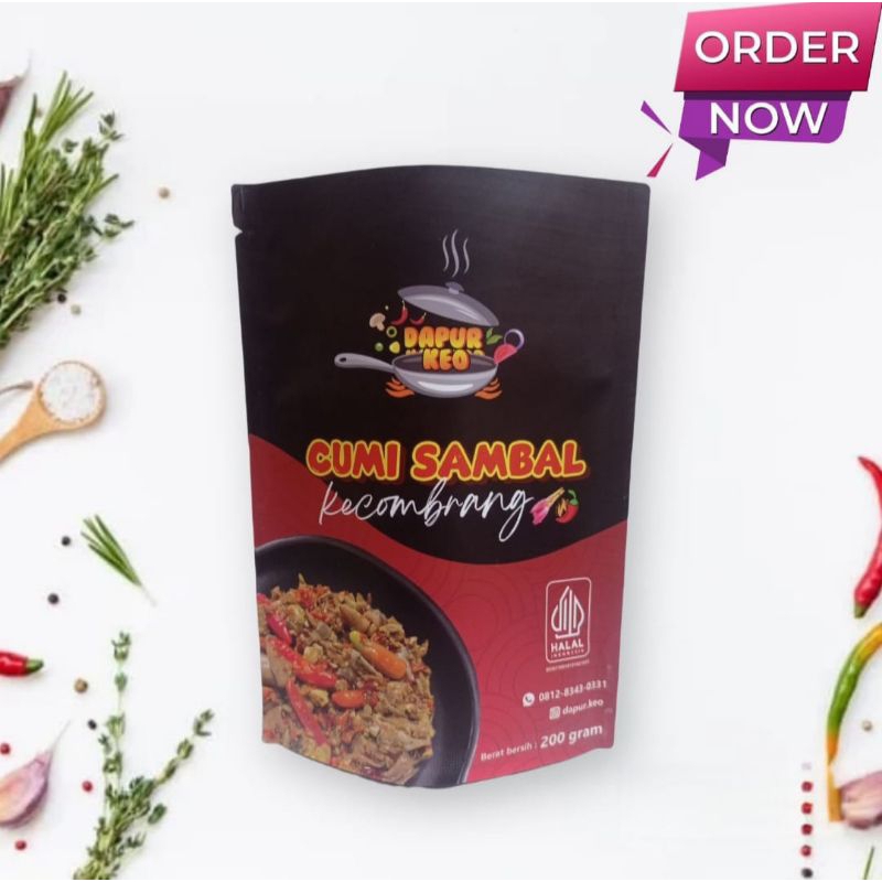 

Sambal Cumi Kecombrang 200g