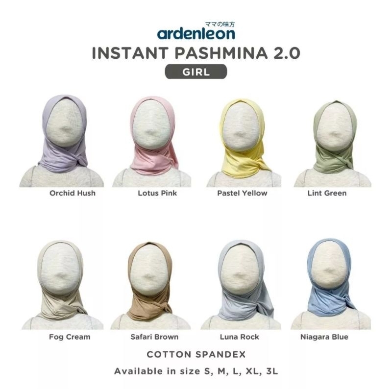 ARDENLEON - Instant Pashmina / Jilbab Anak Perempuan