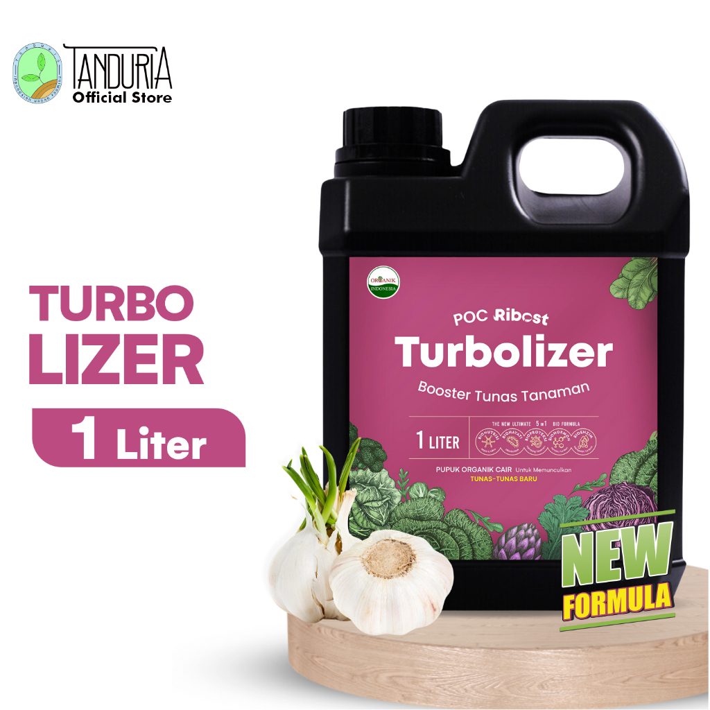 TANDURIA - Ribost Turbolizer Penumbuh Tunas Baru Pupuk Organik Cair POC 1 Liter