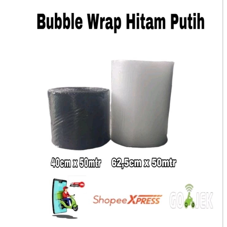 

Bubble Wrap Uk 50meter x 40cm , 62,5cm x 50mtr Termurah Berkualitas Tebal MTAP