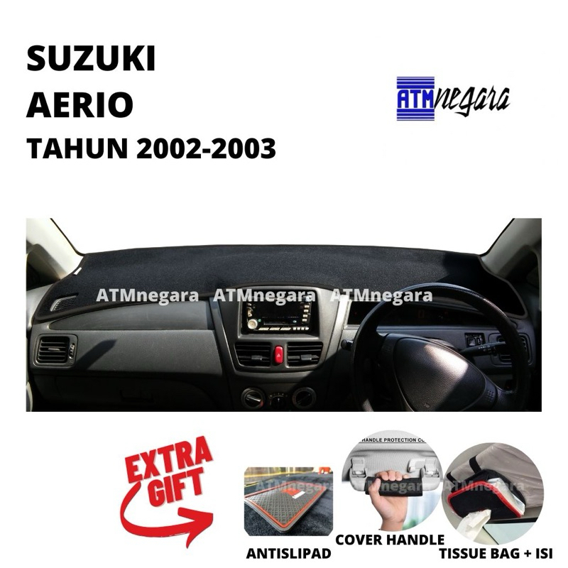 Cover Dashboard Premium Aerio Tahun 2002-2003 Aksesoris Alas Pelindung Dasbord Mobil