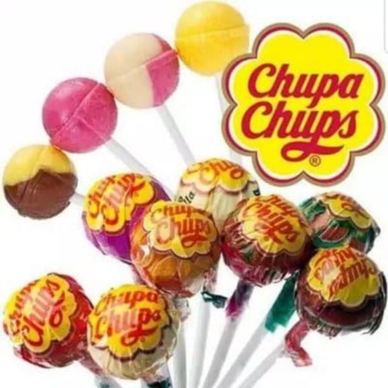 Loliipop chupa chups / permen tangkai / cola / strawberry / halal