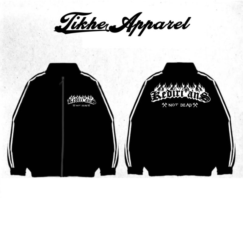 Jaket Tracktop Kediri'ans Netral T005 || Custom || Casual Tracktop ||