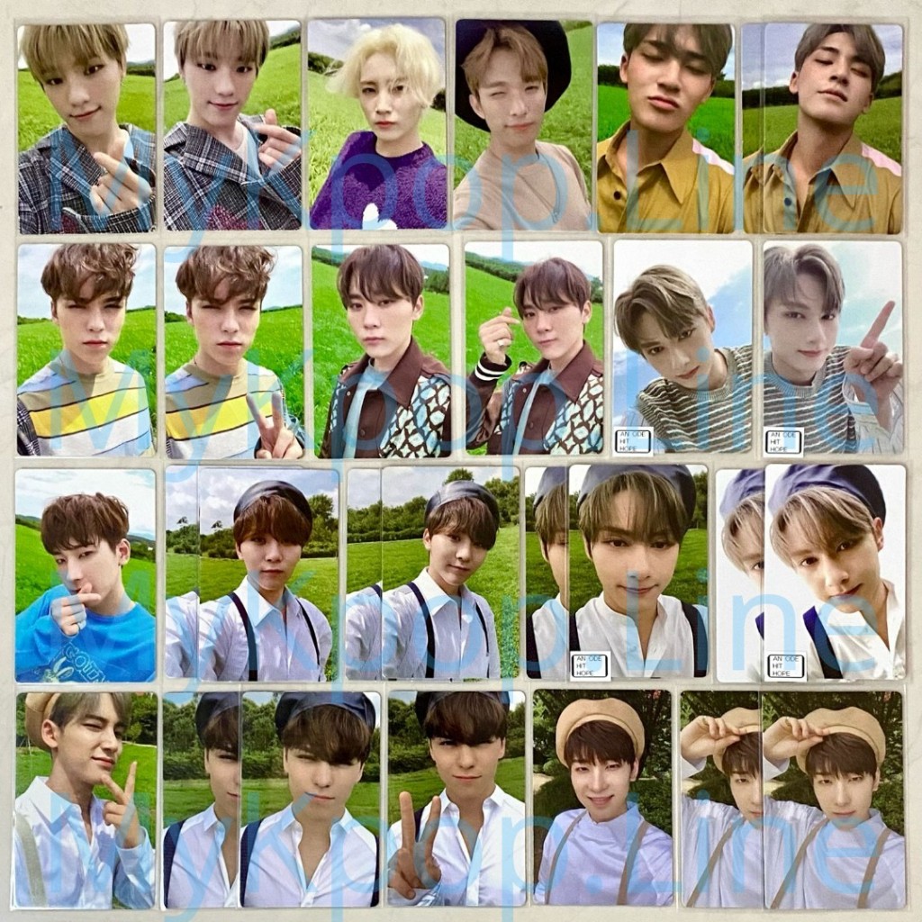 PC An Ode HOPE SVT Seventeen Photocard Official Album Beret Baret Dino Jeonghan DK Mingyu Vernon Seu