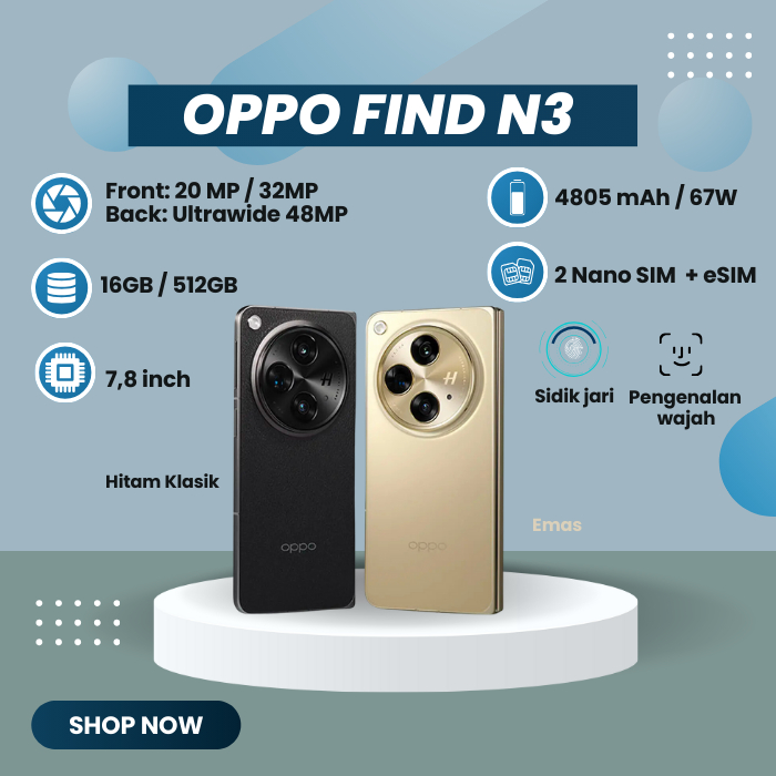 Oppo Find N3 RAM 16GB ROM 512GB