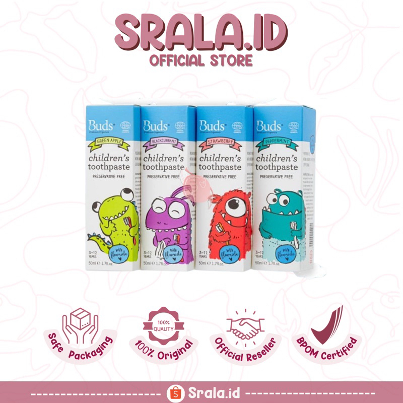 BUDS ORGANICS TOOTHPASTE