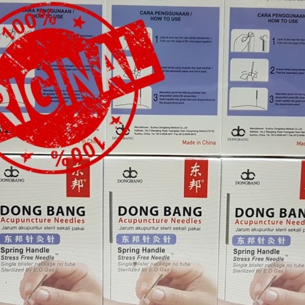 HJ6 Dong Bang Jarum Akupuntur 12 cun 2x15  Jarum Akupunktur DongBang
