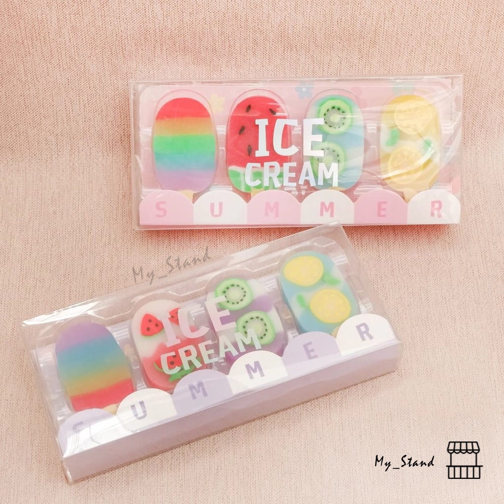 

Penghapus 3D Ice Cream Summer XGD-6616 Eraser Setip Stip Hapusan Pensil Penghapus Popsicle Ice Pop