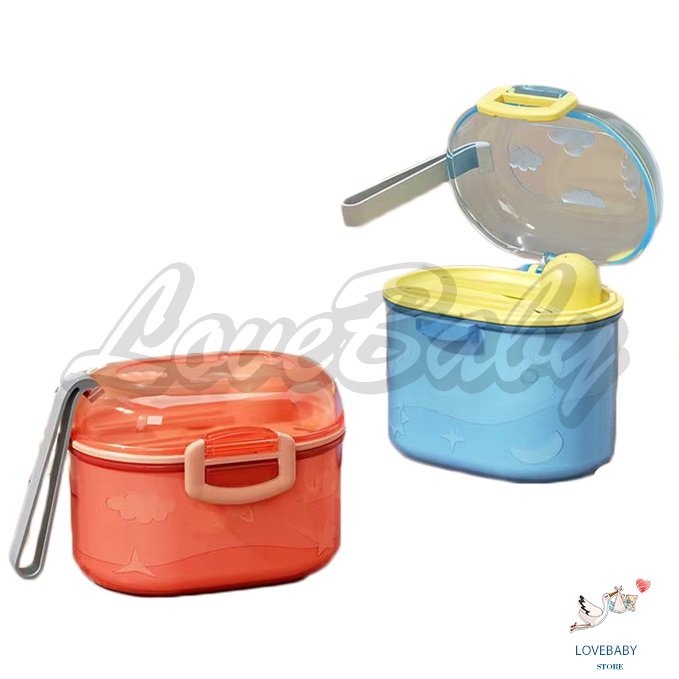 Tren Kekinian 1KG 8PCS LBSJK Toples Susu Bubuk Space Tempat Kotak Wadah Penyimpanan Susu Bubuk Bayi 