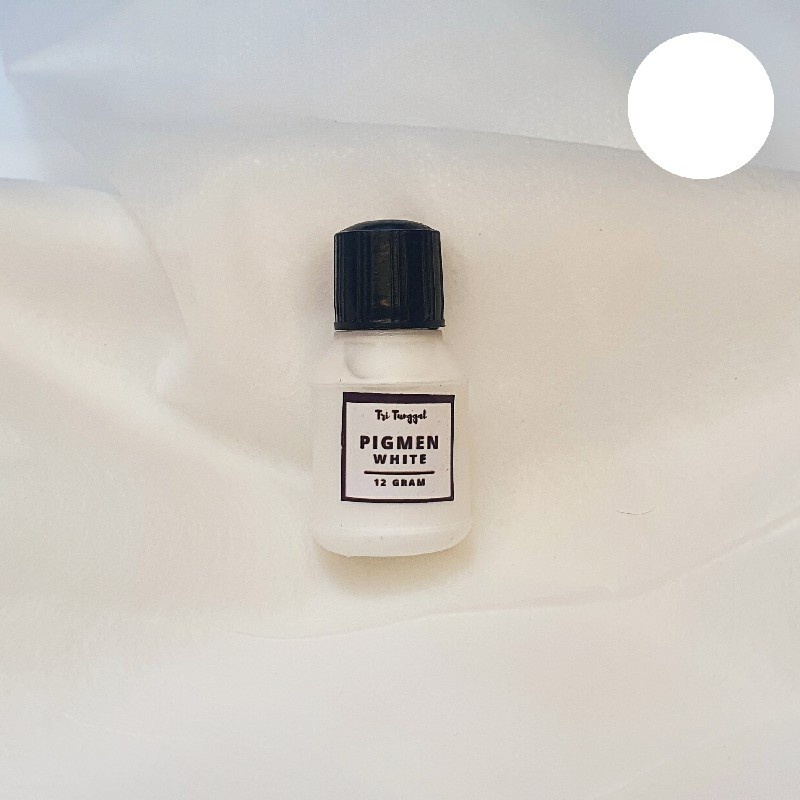 

Pigmen Besar 12gr PUTIH White Pewarna Sablon Pigment Color Bundle Stabilo Slime Waterbased Tie Dye Cat Warna Warni Air Cair Cairan Liquid Cat Paint Painting Kerajinan Prakarya Kesenian Perlengkapan Gambar Mewarna Lukis Craft Pentacle Malang
