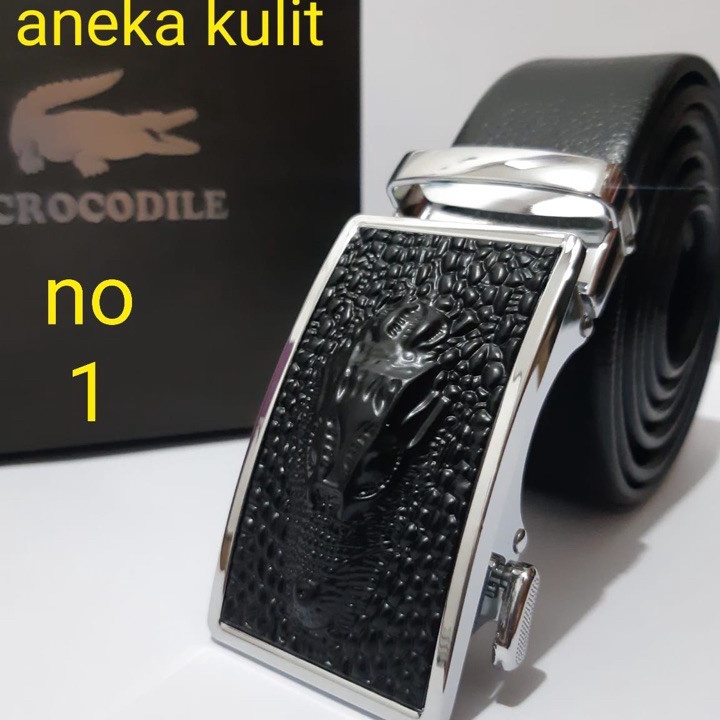 Limit gesper kulit cowok import tali ada resleting d dalam y bs untuk selip uang ato simcart