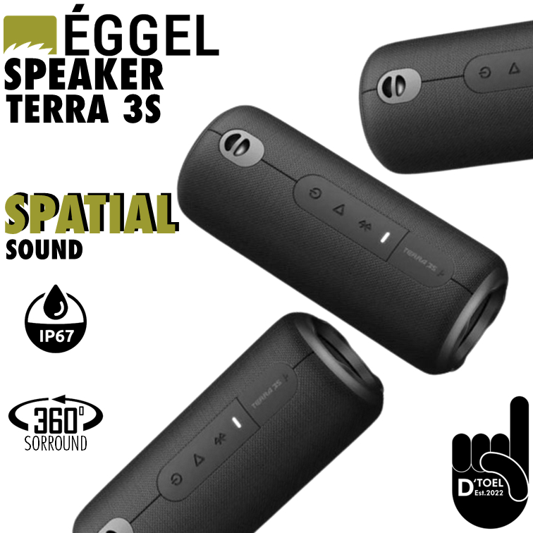 Speaker Eggel Terra 3S Bluetooth Dual Speaker Waterproof
