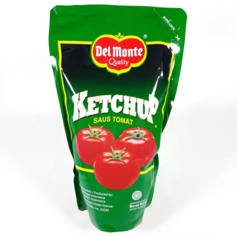 

ern Del Monte Ketchup Pouch 1 kg Saus Tomat Delmonte VBE