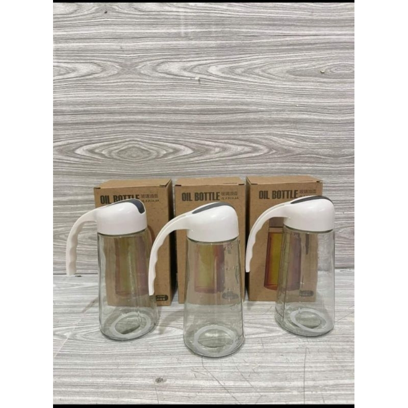 Botol Minyak Kaca 630ml Tutup Otomatis, Botol Minyak Murah
