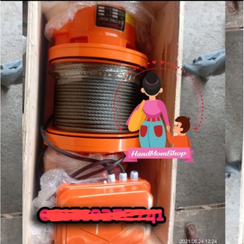 Nagasaki electric hoist 3ton x 100 meter winch hoist hoist ekectric