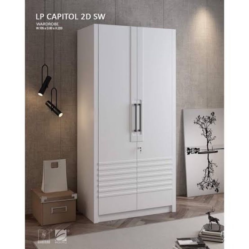 Lemari Pakaian Siantano Capitol 2D SW