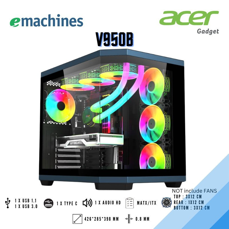 Casing PC Emachines V950 ATX - Casing Komputer Gaming ATX