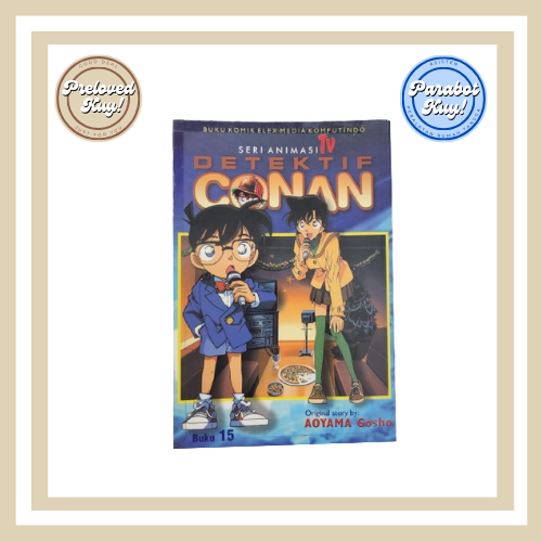 BUKU KOMIK SERI ANIMASI TV DETEKTIF CONAN BERWARNA (PRELOVED)