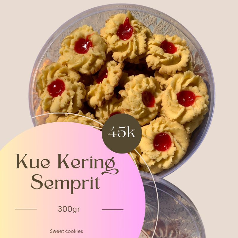 

kue kering/kue lebaran/ keu Semprit/250gr