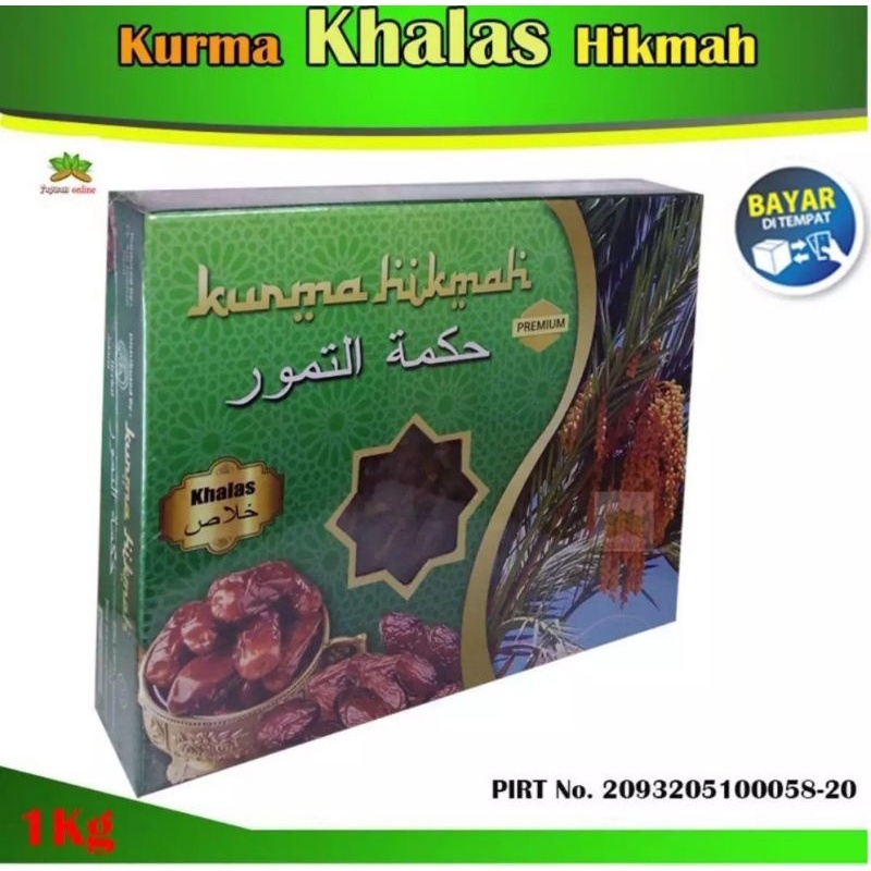 

Kurma Hikmah Khalas / Kholas 1 Kg