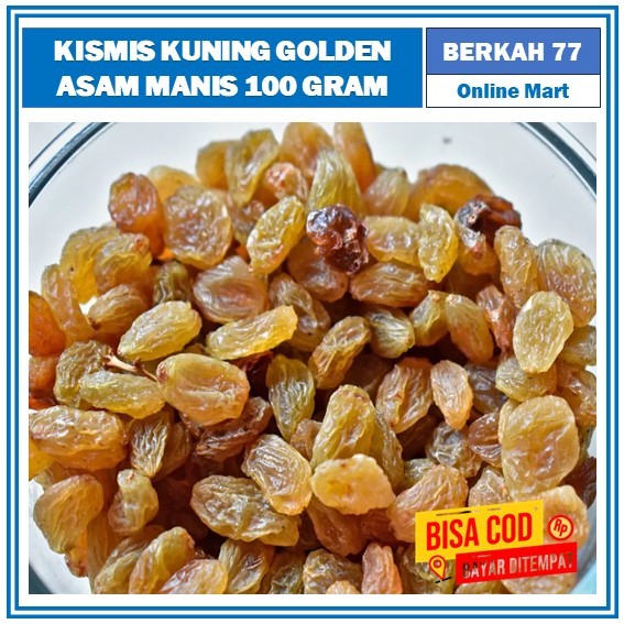 

kismis golden raisin kismis asam manis 100 Gram