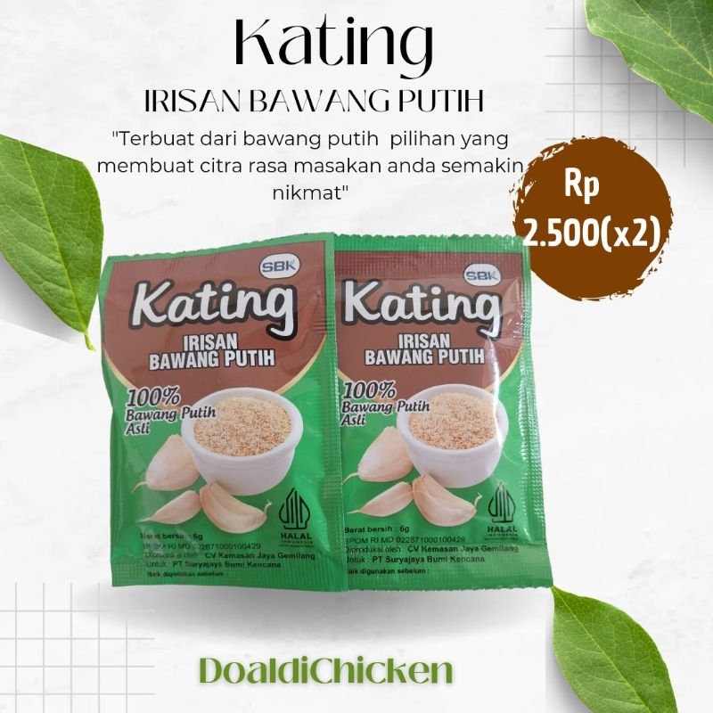 

Kating Irisan Bawang Putih