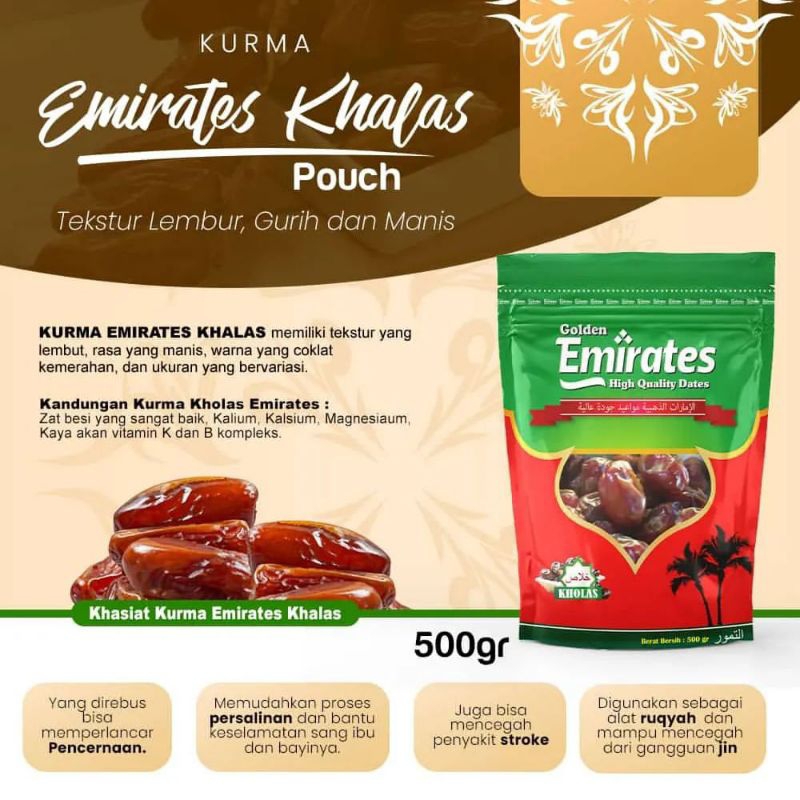 

KURMA 500gr KURMA KHOLAS EMIRATES ARAB