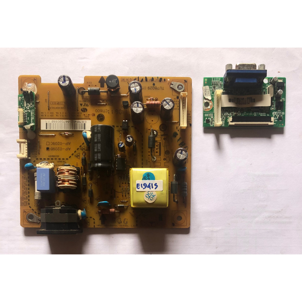 MESIN LCD DAN MODUL POWER SUPPLY LCD LG FLATRON E1941S-BN