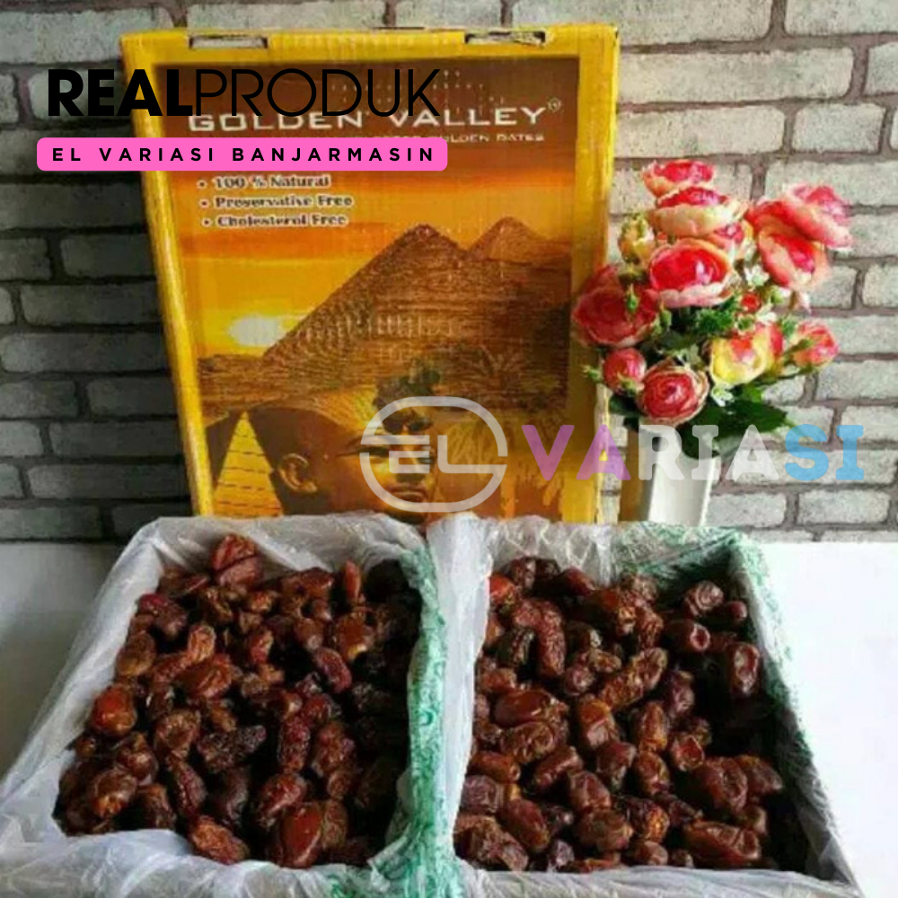 

Kurma Golden Valley / Kurma Mesir 1kg By. El Variasi