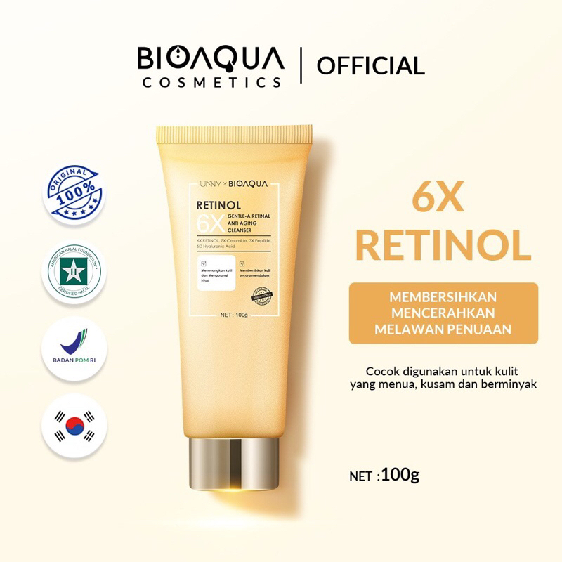 BIOAQUA 6X RETINOL FACIAL CLEANSER