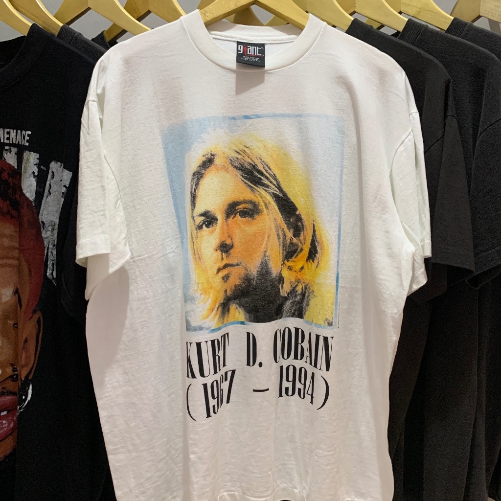 Kaos band vintage nirvana | Kurt Cobain