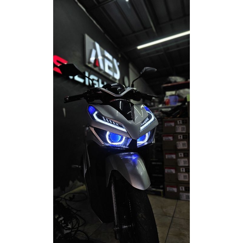 Lampu projie PNP vario new 125 & 150 paket komplit