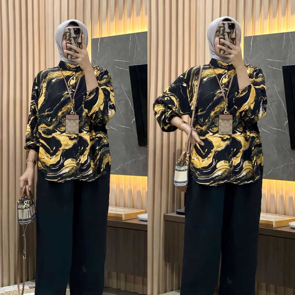One Set wanita Luxury terbaru - Setelan wanita kekinian - One Set - Setelan Baju Celana Terlaris - O