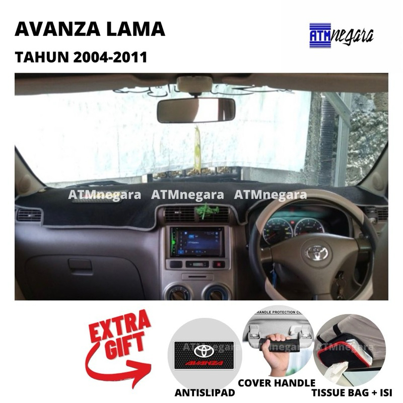 Cover Dashboard Premium Avanza Tahun 2004-2011 Aksesoris Alas Pelindung Dasbor Mobil